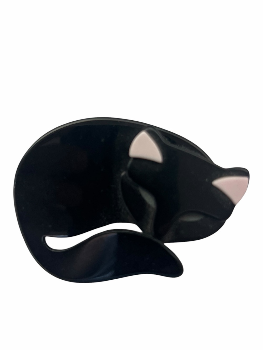 Vintage Lea Stein Cat Brooch